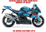 EV-X for Suzuki GSX-R 1000 2009-2016